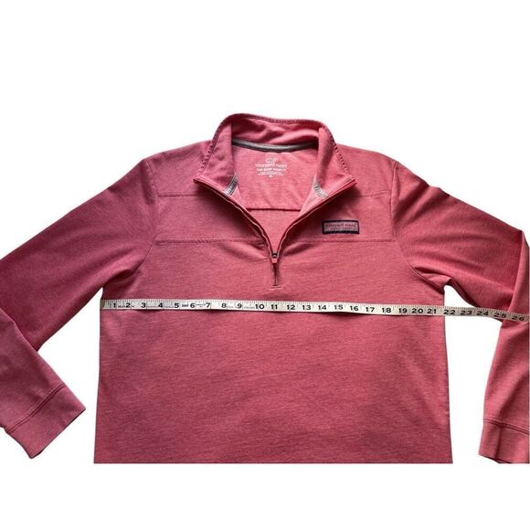 Vineyard Vines “The Shep Shirt” 1/4 zip in light salmon/pink - M - Picture 7 of 8